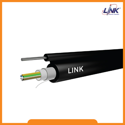 UFC9504OI Fiber Optic 4 Core OS2 9/125 μm Single-Mode Outdoor/Indoor Cable, Drop Wire, LSZH-FR