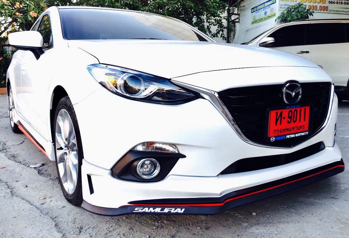 ชุดแต่งรอบคัน Mazda3 2018 2017 ทรง STROM สเกิร์ต Mazda3 Skyactiv ของแต่ง มาสด้า3 แต่งสวย ราคาไม่แรง