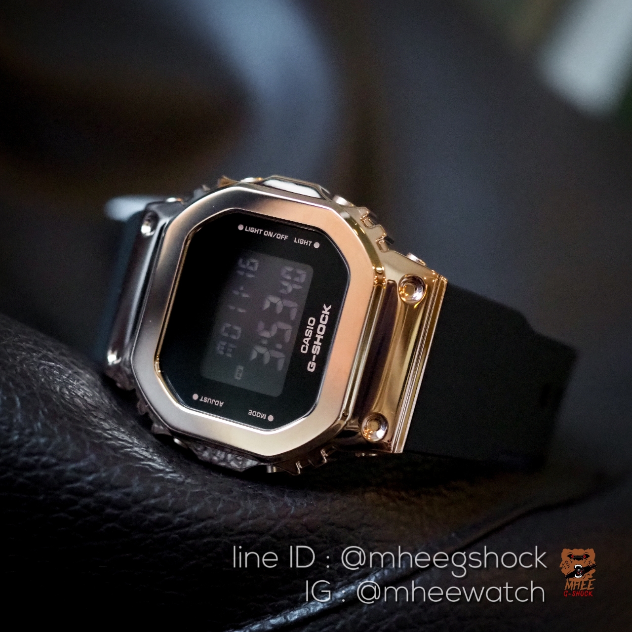 G-Shock Mini for lady Black Pinkgold color rare item GM-S5600PG-1