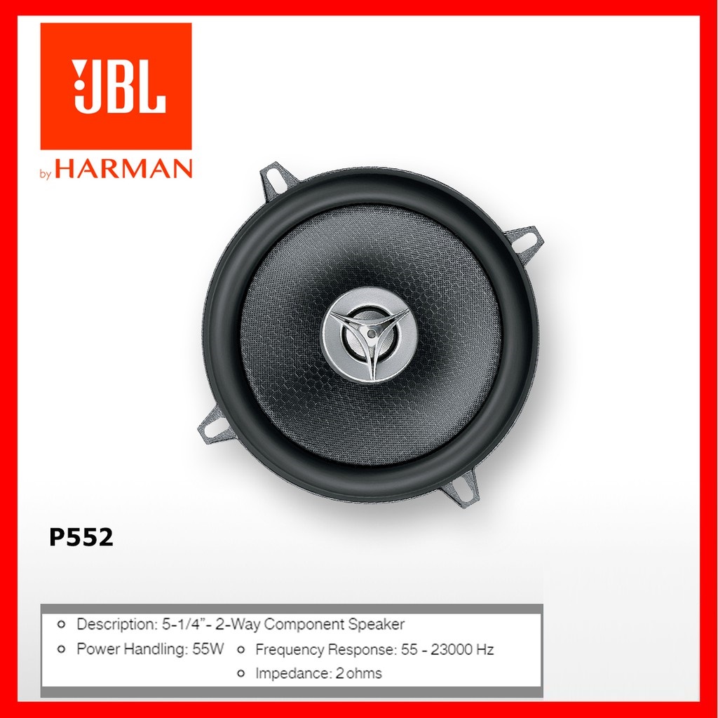 JBL P552 ลำโพงติดรถยนต์ 2 ทิศทาง
