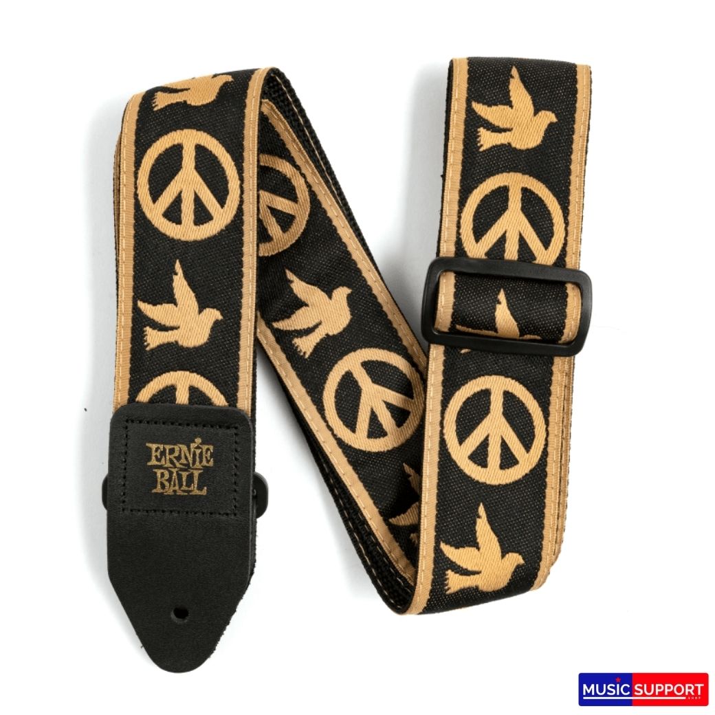 สายสะพายกีตาร์ Ernie Ball PEACE LOVE DOVE JACQUARD STRAP