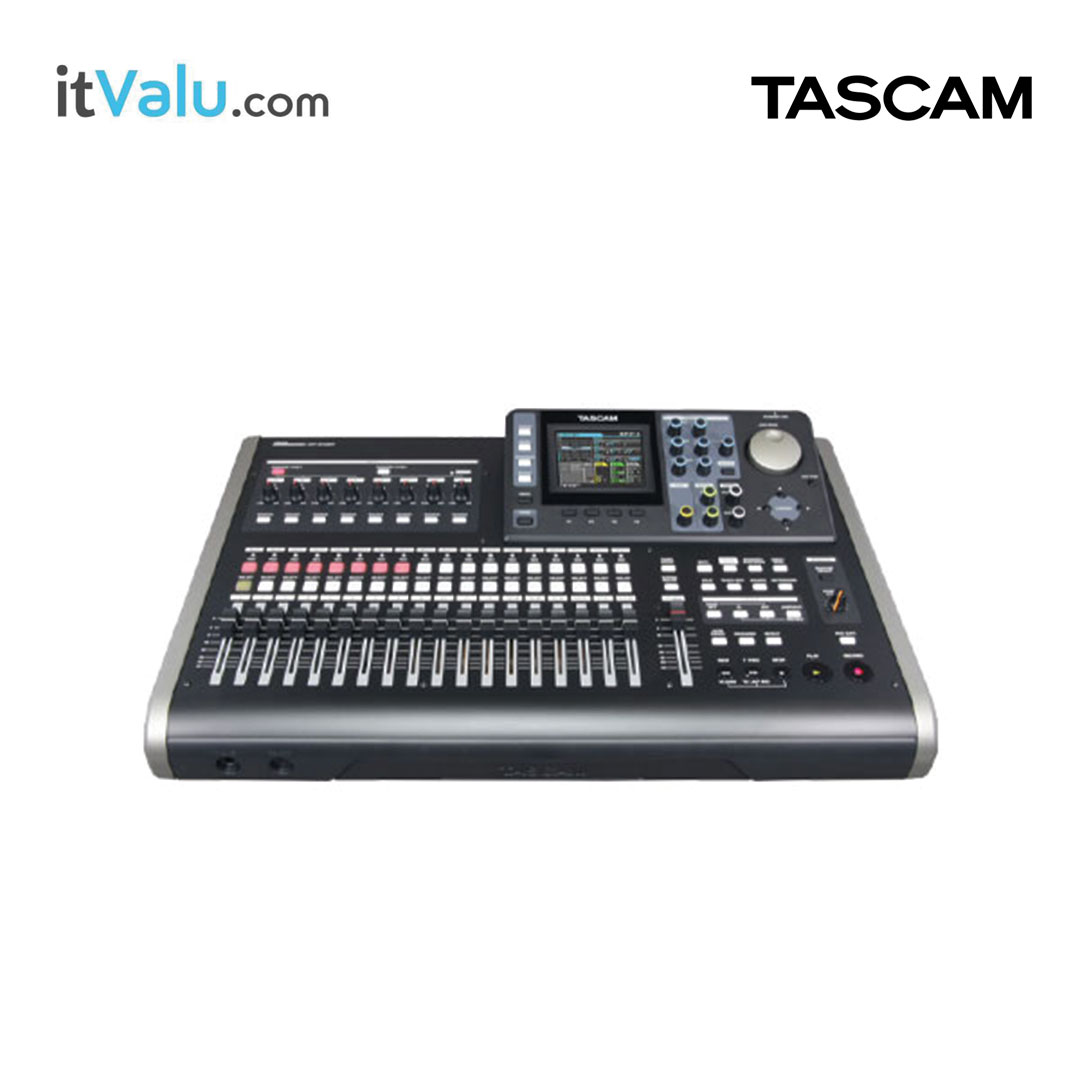 เครื่องเล่นและบันทึกเสียง TASCAM รุ่น DP-24SD USB/SD-CARD ขนาด 514 × 100.4 × 336.9 mm