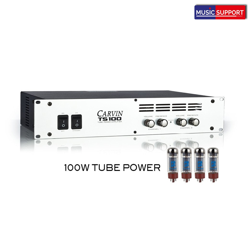 พาวเวอร์แอมป์กีต้าร์ไฟฟ้า Carvin TS100 100w Tube Power Amp