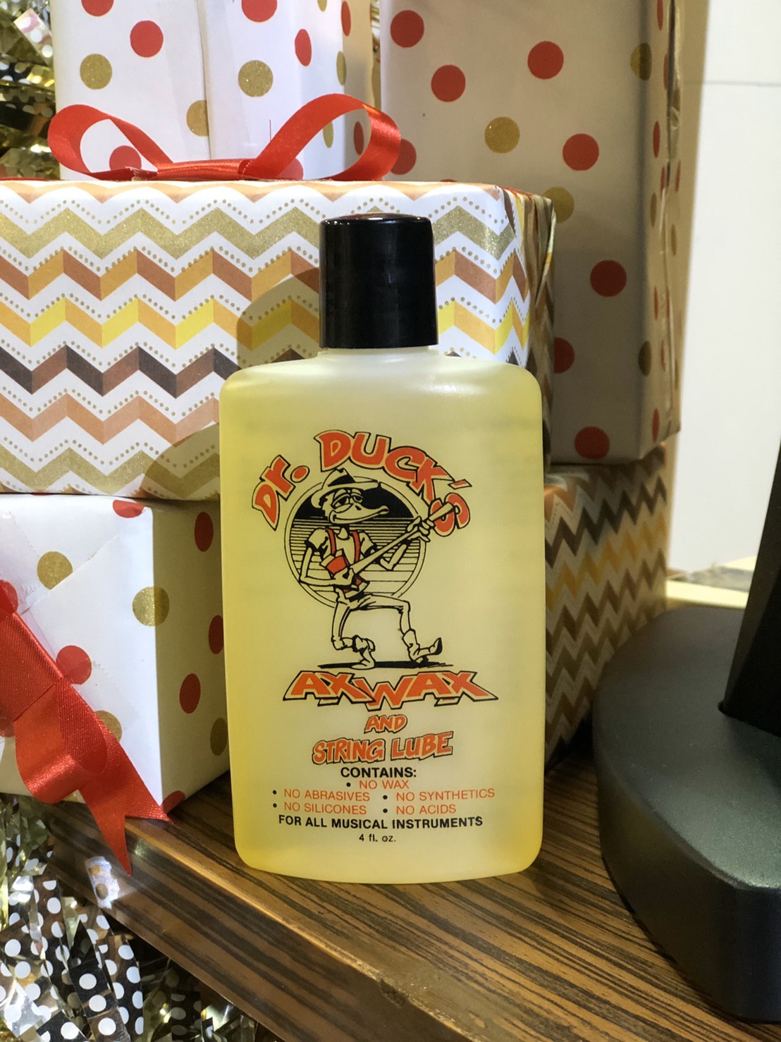 Dr.Ducks Axwax & String Lube น้ำยาเป็ด ใช้เช็ดเครื่องดนตรีทุกชนิด