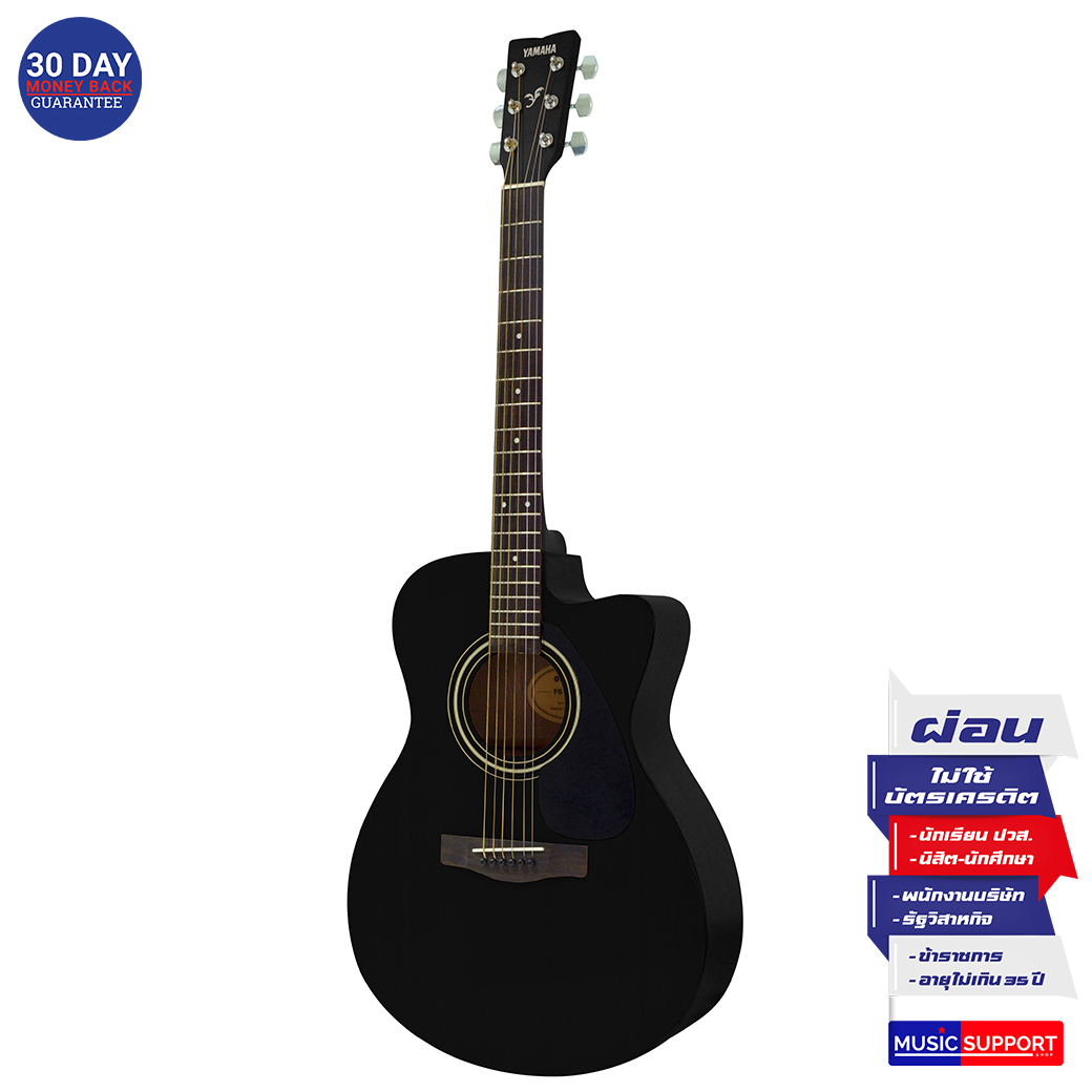 กีตาร์โปร่ง Yamaha FS100C Black