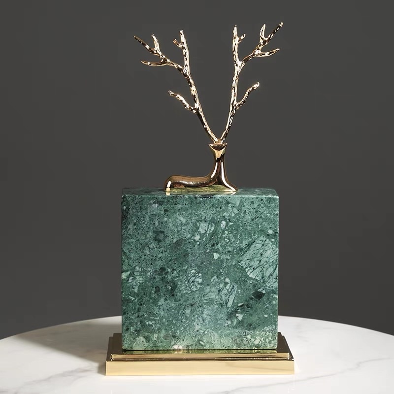 CT085C019 INTERY นาฬิกาหรูตั้งโต๊ะ นาฬิกาตั้งโต๊ะ นาฬิกาแต่งห้อง นาฬิกาฮวงจุ้ย นาฬิกาสีทองตั้งโต๊ะ European-style table