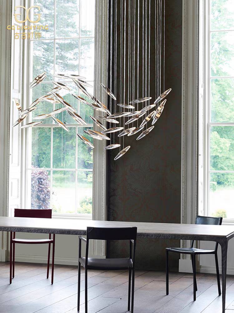 CT200A199 SOTMIA chandelier duplex floor โคมระย้า โคมโถงบรรได แชนเดอเรีย Lamp ไฟยาว