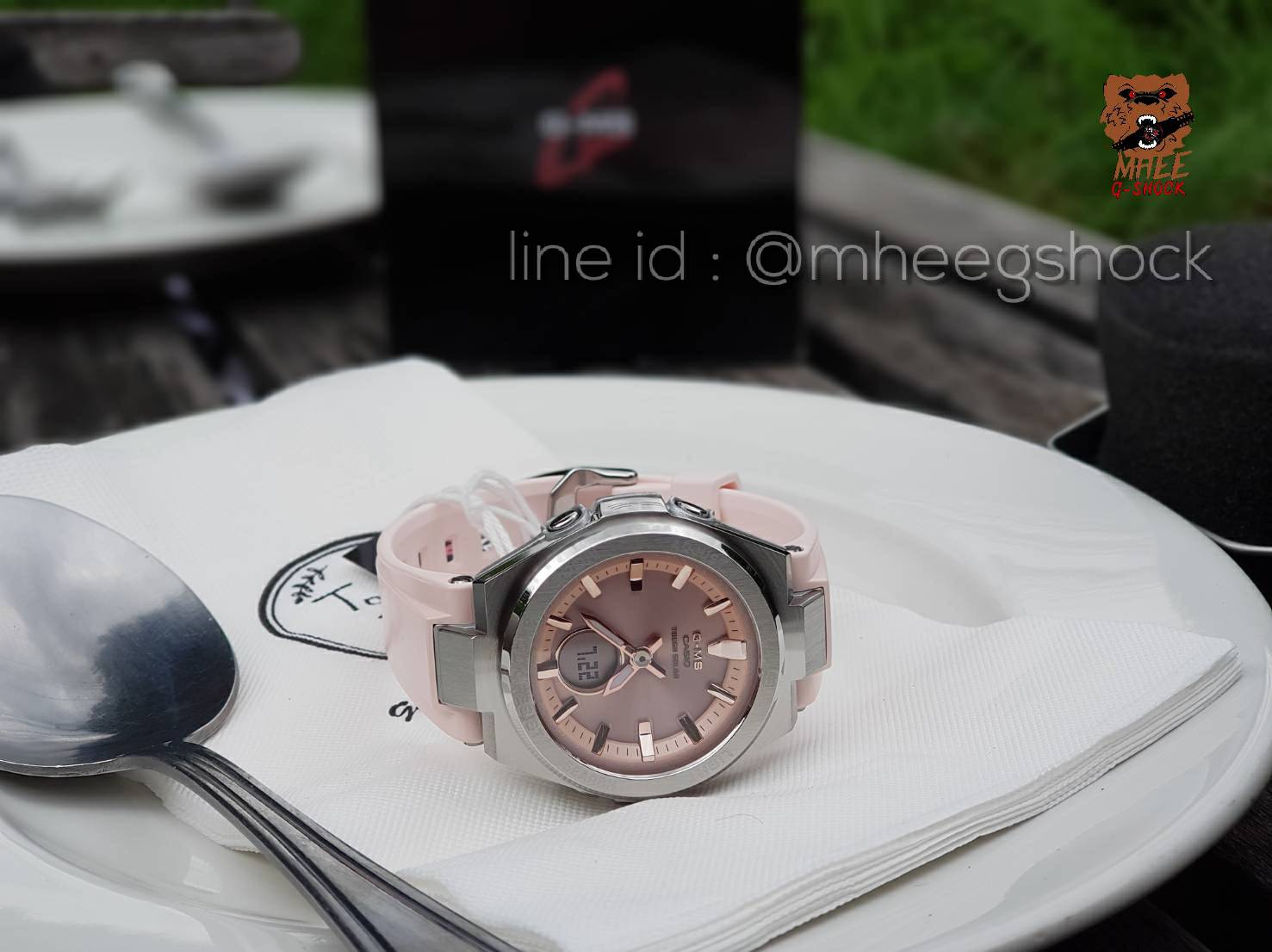 G-MS Baby-G metal face สายชมพู พาสเทล ของแท้ ประกันศูนย์