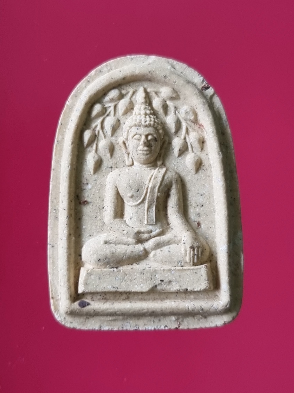 พระผงพิมพ์ปรกโพธิ์สดุ้งกลับ หลวงพ่อเปิ่น วัดบางพระ นครปฐม ปี 2535