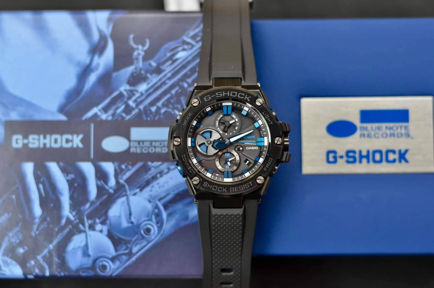 G-Shock G-Steel Bluenote ของแท้ ประกันศูนย์ CMG รุ่น GST-B100BNR-1A