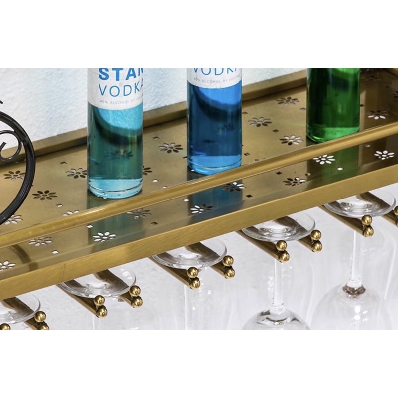 CT092D061 MIRIKITEKI #บาร์แขวนแก้วไวน์ บาร์แก้วติดผนัง บาร์แขวนแก้ว สไตล์ Modern Luxury ชั้นแขวนแก้วไวน์หรู