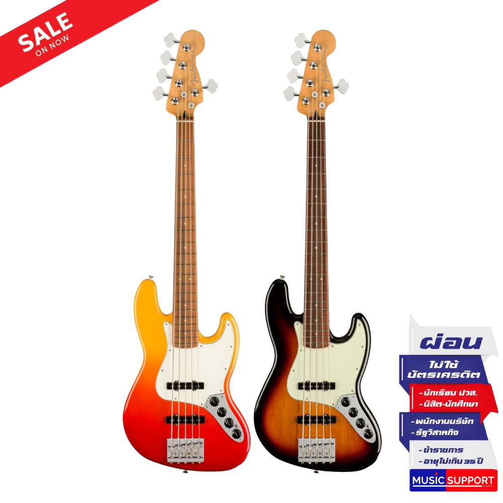 เบสไฟฟ้า Fender Player Plus Jazz Bass V PF