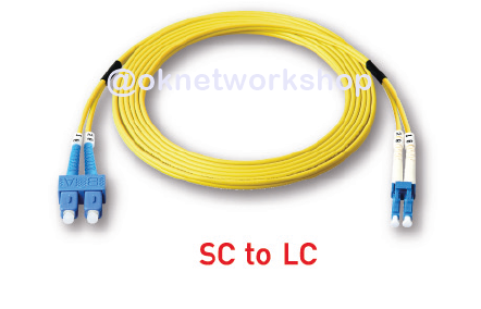 UFP962D31-03 SC-LC Duplex Patch Cord OS2 SM 3 Meters.