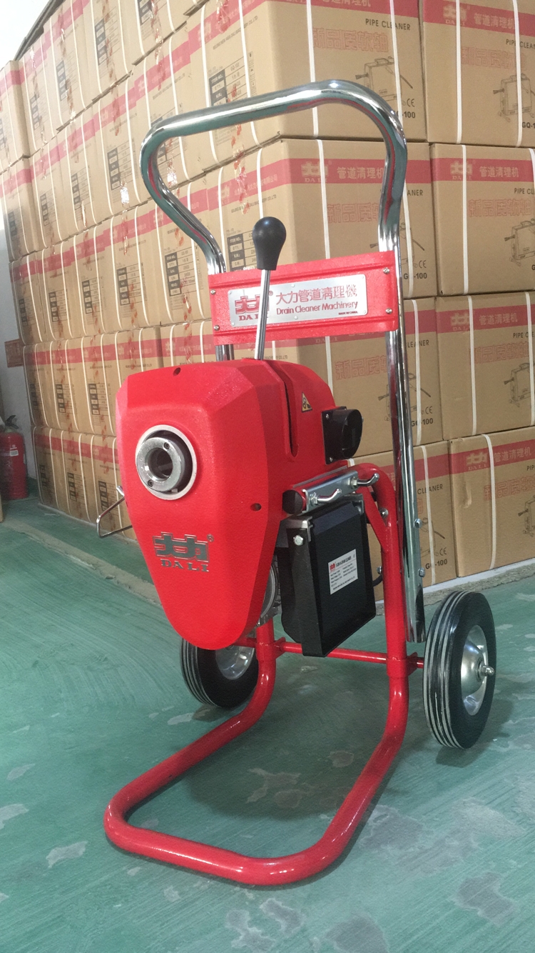 เครื่องทะลวงท่อ งูเหล็ก DALI รุ่น D-200-1A งูเหล็กทะลวงท่อ เครื่องล้างท่อไฟฟ้า