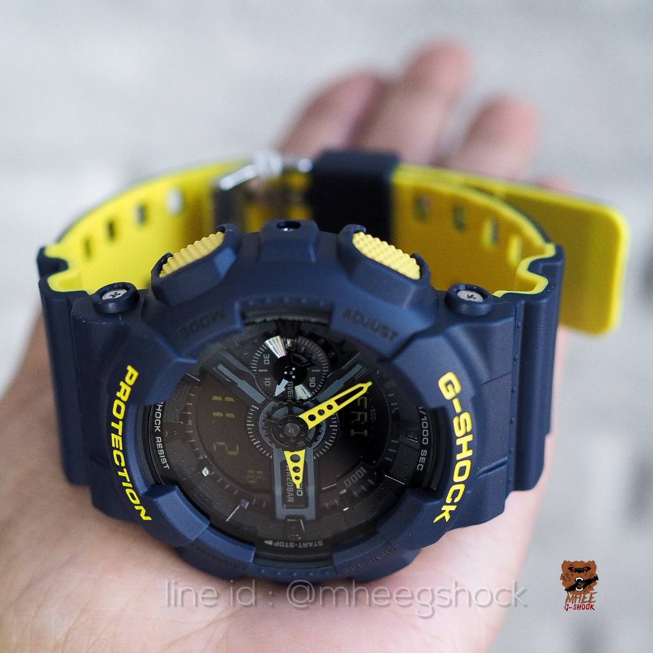 Casio G-Shock Rare Item สีน้ำเงิน-เหลือง รุ่น GA-110LN-2ADR