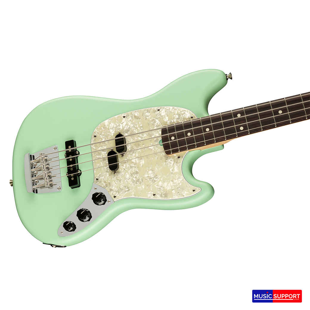 เบสไฟฟ้า Fender American Performer Mustang® Bass Satin Surf Green