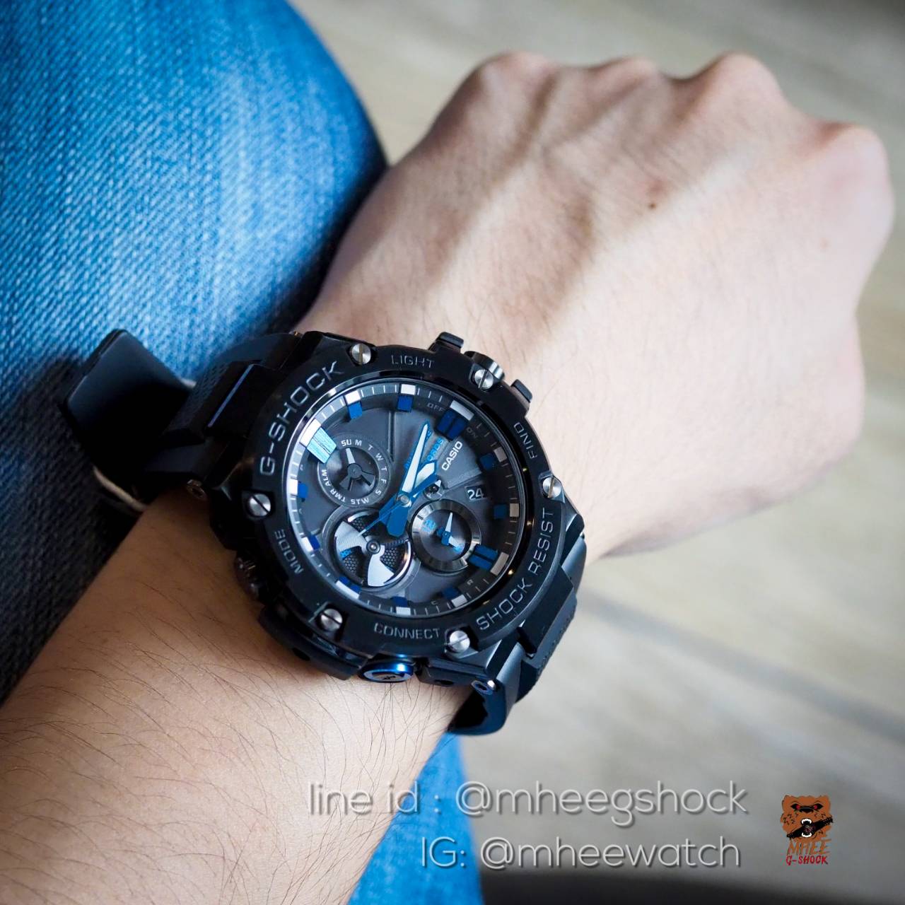 G-Shock G-Steel Bluenote ของแท้ ประกันศูนย์ CMG รุ่น GST-B100BNR-1A