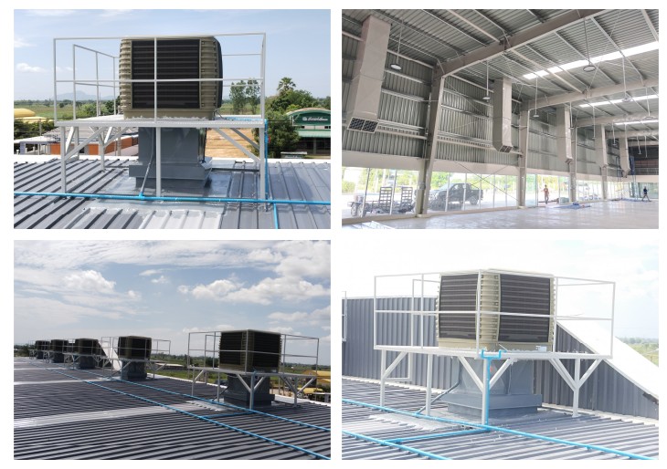 ผลงานการการออกแบบ ติดตั้งระบบระบายอากาศ แก้ไขปัญหาความร้อน