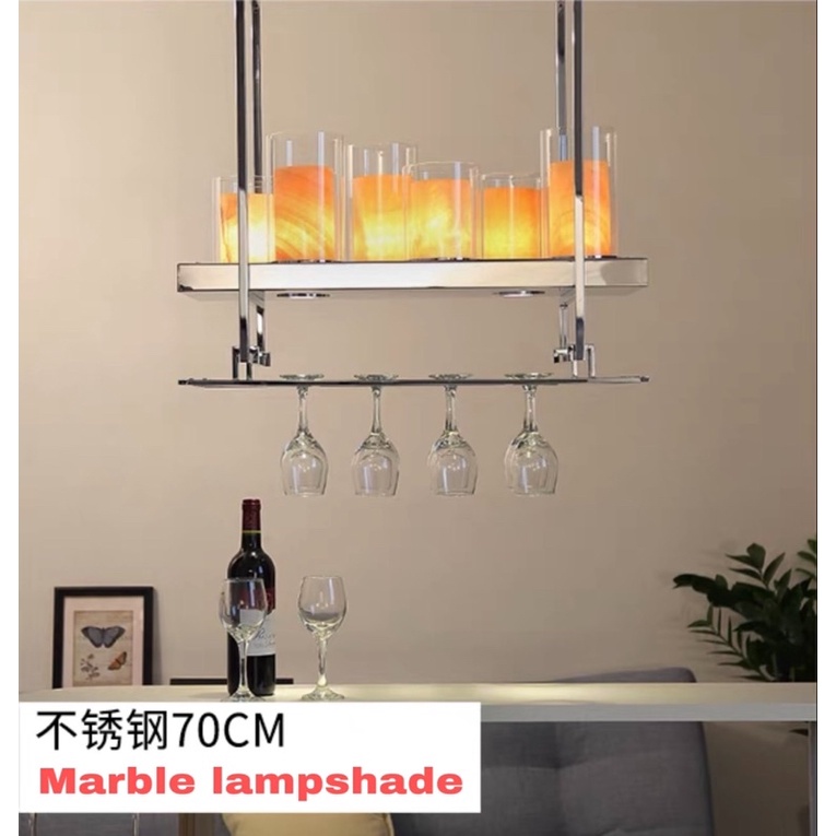 CT093D038 MIRIKITEKI #โคมไฟเชิงเทียน บาร์แขวนแก้วไวน์ บาร์แขวนแก้ว Luxury bar wine rack ชั้นแขวนแก้วไวน์ ที่แขวนแก้วไวน์