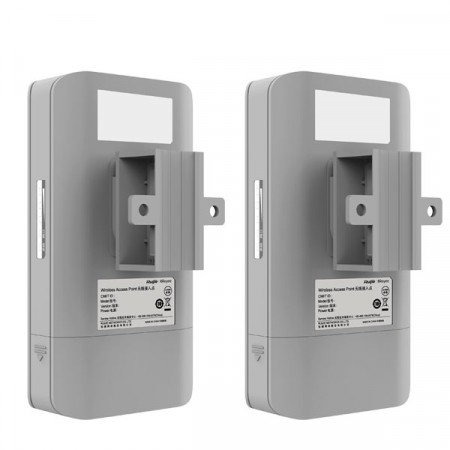 Reyee RG-EST310 V2 Point-to-Point WiFi Link 1-2Km. 802.11ac, Freq 5GHz Hi-Speed 867Mbps, Power 26dBm, Ant 10dBi, IP54 Weatherproof, Support eWeb and Ruijie Cloud management, 24V PoE adapter included, (1 set มี 2 ตัว )