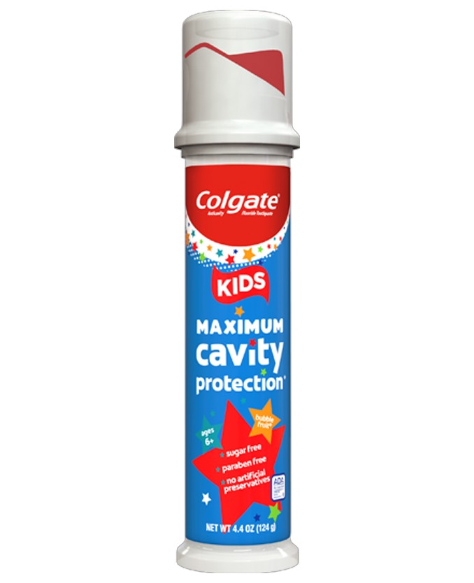 Colgate Kids Maximum Cavity Protection Pump Toothpaste ยาสีฟันเด็กป้องกันฟันผุ