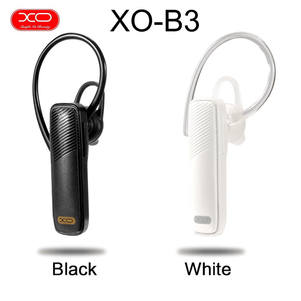 XO-BLUETOOTH ชุดหูฟังไร้สาย XO-B3 ที่ได้รับการออกแบบตัว BLUETOOTH สีขาว ให้มีดีไซน์ที่ทันสมัย เรียบหรู เหมาะสำหรับการได้ในทุกโอกาส