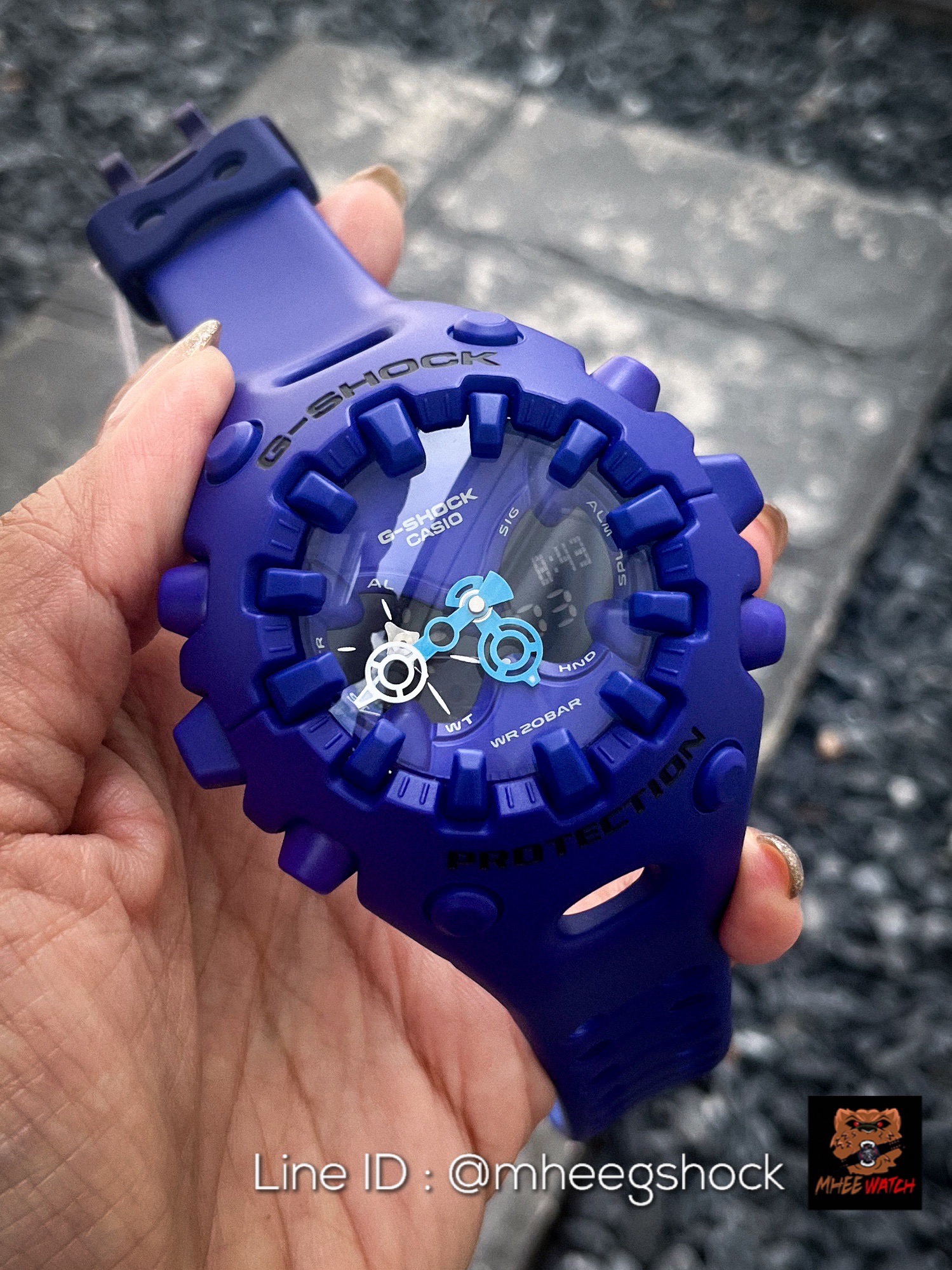 G-Shock New Model Virus Design Violet Blue