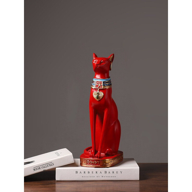 C1009B057 FAMITOSS แมวกวัก แมวกวักนำโชค รูปปั้นเรซิ่น รูปปั้นเรซิ่นตกแต่งบ้าน รูปปั้นแมวนำโชค โมเดลแมวกวัก ของตกแต่งบ้าน