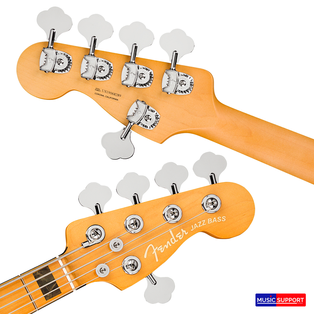 เบสไฟฟ้า Fender American Ultra Jazz Bass® V MN Arctic Pearl