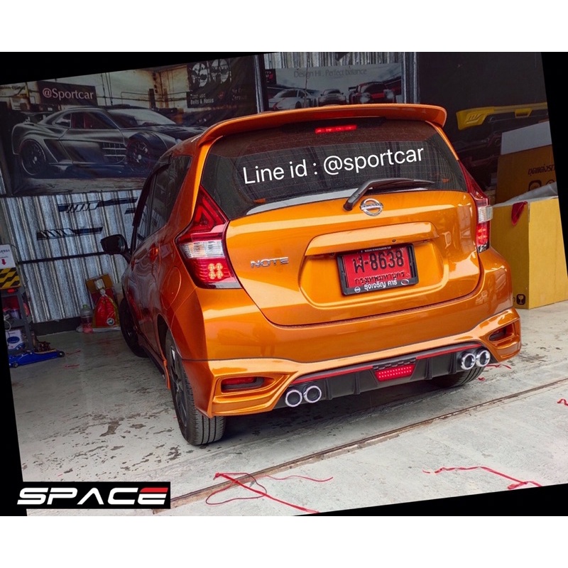 ชุดแต่งรอบคัน Nissan Note ทรงศูนย์ OEM, Space สเกิร์ต นิสสันโน๊ต แต่งสวย ของแต่งโน๊ต ราคาไม่แรง
