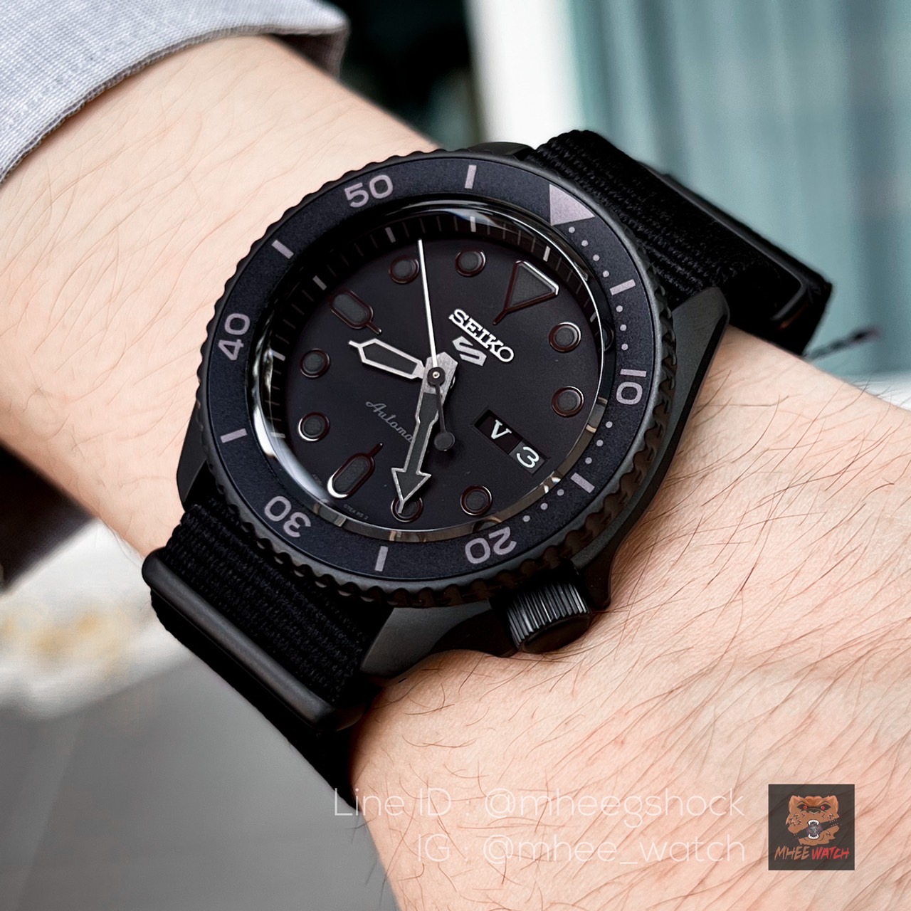 SEIKO Sport Automatic New Logo Super Black OUT JDM JAPAN SET SBSA025 very rare item discontinued