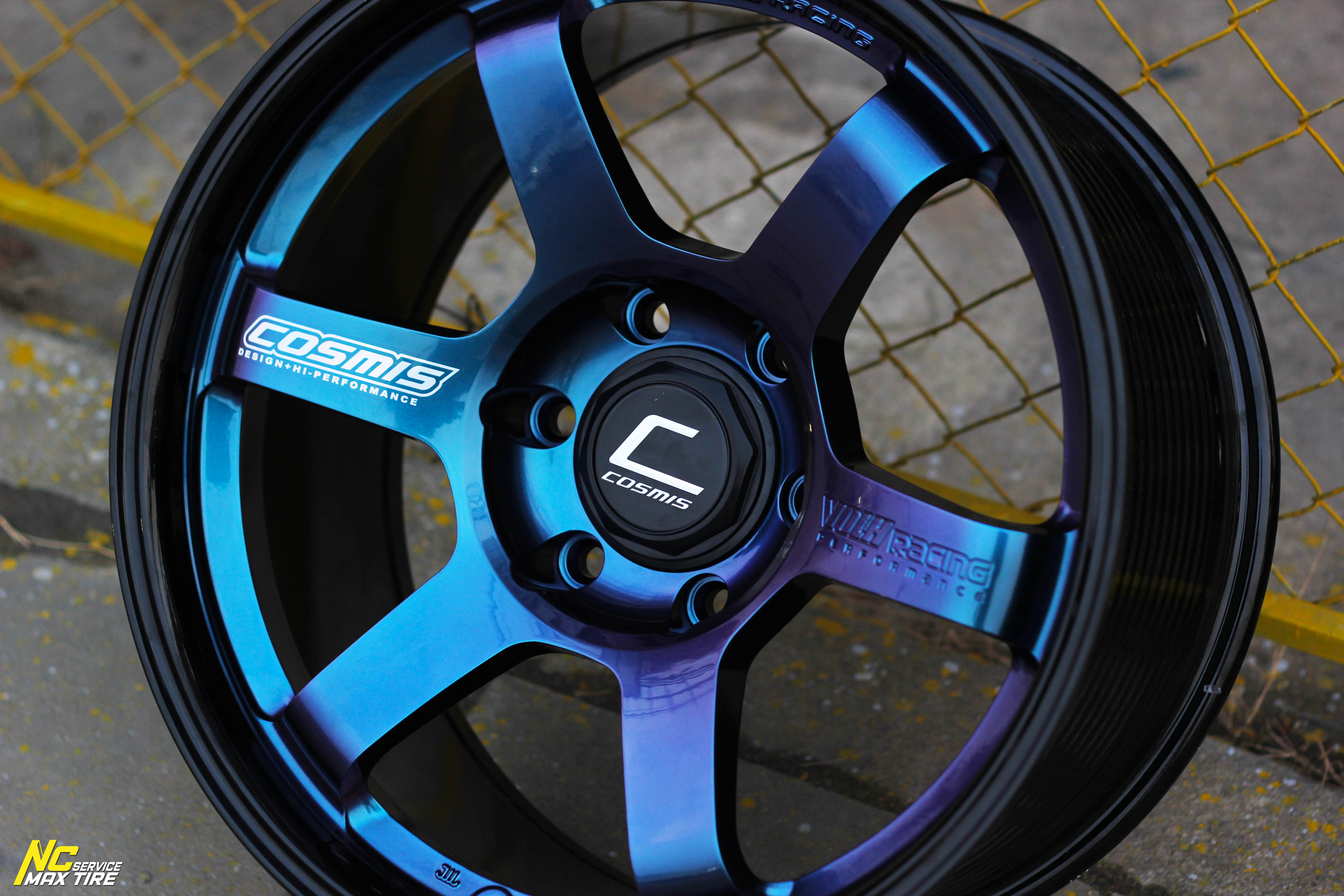 ล้อแม็กสวยๆ / ล้อแม็กขอบ18 / Cosmis / RG-06SR / ล้อแม็กสีพิเศษ / 18x9.0 6H139.7 ET0 / Custom Color / Power Blue / ล้อแม็กสำหรับรถกระบะตัวสูง / SUV / PPV