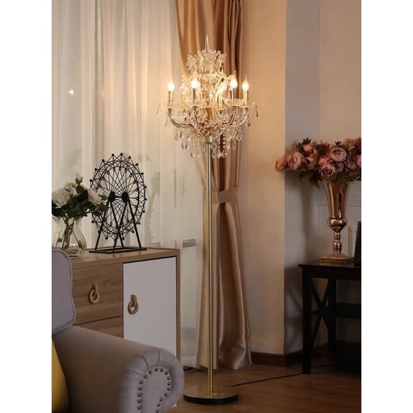 CT105A034 SOTMIA #โคมไฟ ตั้งพื้น โคมไฟตั้งโต๊ะ โคมไฟหัวเตียง floor lamp table lamp คริสตัล หรูหรา สวยงาม ตกแต่งบ้าน