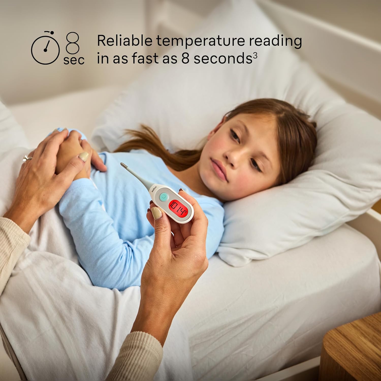 Braun Digital Thermometer, Clinically Accurate ปรอทวัดไข้ดิจิทัลแบบแท่ง