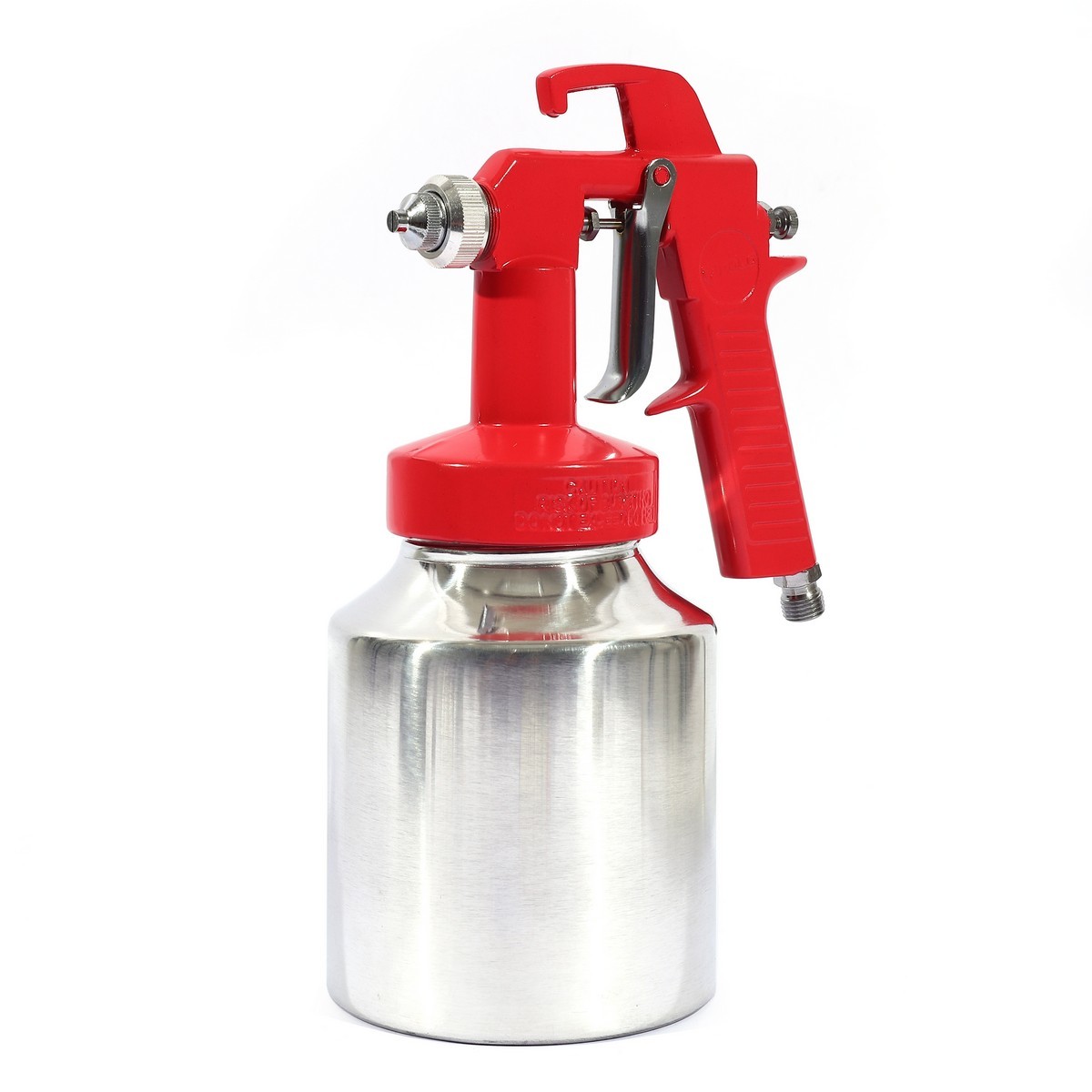 POLO กาพ่นสีกาล่าง รุ่น TG112 หัวฉีด 1.3 มม. ความจุถ้วยสี 1000 ซีซี แรงดัน MAX 50 PSI ปริมาณลม 6.0-8.0 CFM ปริมาณสี 220 มล./นาที (โปโล)
