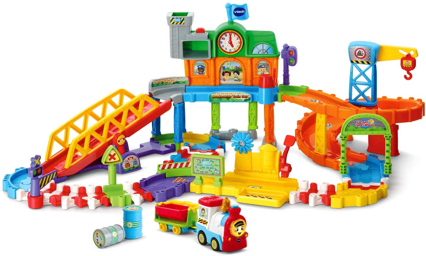 VTech Go! Go! Smart Wheels Roadmaster Train Set ของเล่นรางรถ