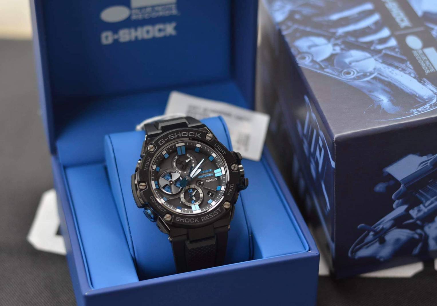 G-Shock G-Steel Bluenote ของแท้ ประกันศูนย์ CMG รุ่น GST-B100BNR-1A