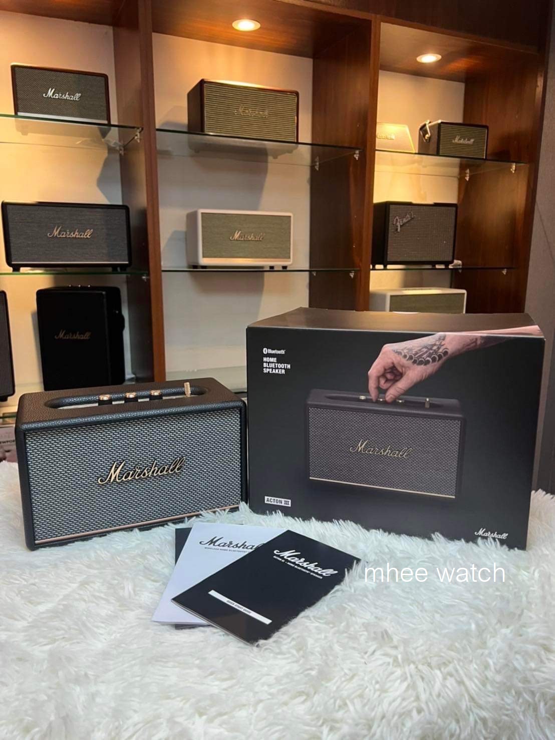 ลำโพง Marshall Action3 Black edition รุ่นใหม่ล่าสุด Dynamic Loudness Bluetooth 5.2