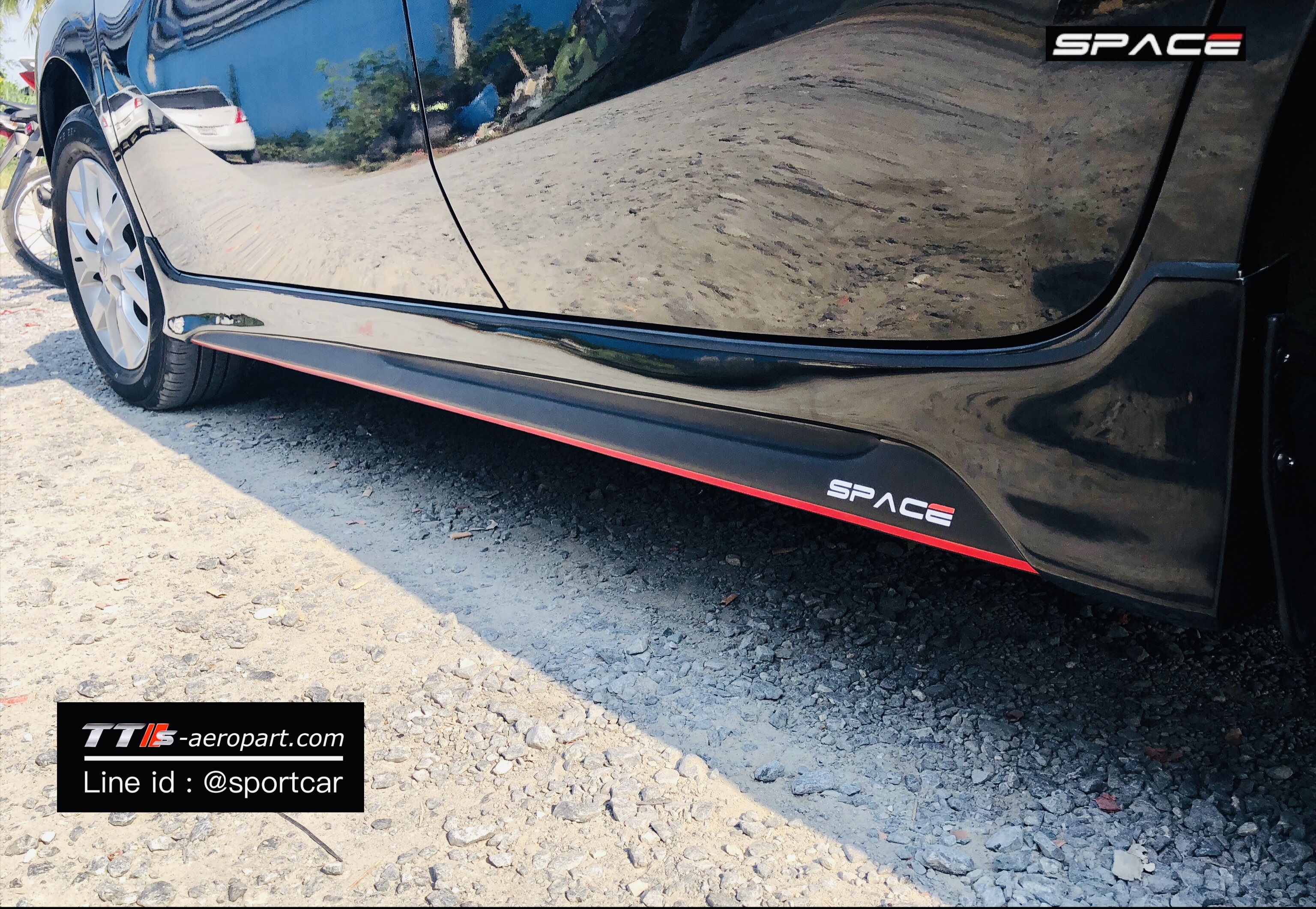 ชุดแต่งรอบคัน Nissan Note ทรง SPACE ท่อคู่สปอร์ต , สเกิร์ต นิสสันโน๊ต แต่งสวย งานคุณภาพ ราคาไม่แรง