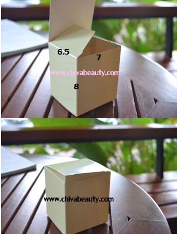 ขายส่ง ปลีก บรรจุภัณฑ์ กล่องใส่ ครีม ขนาด 6.5(กว้าง) * 7(ยาว) * 8(สูง) cm ราคา 22 บาท