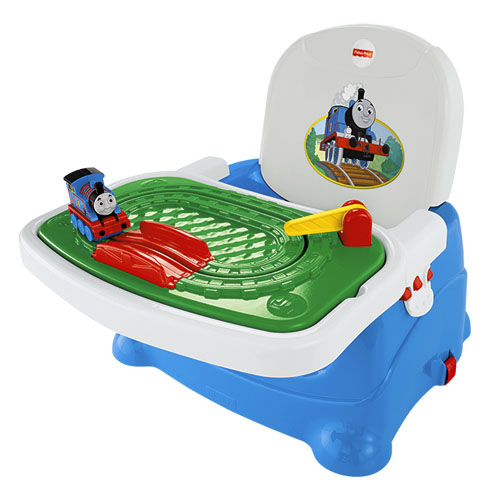 Fisher Price Thomas & Friend Tray Play Booster เก้าอี้ทานข้าวเด็ก พกพาได้ พร้อมของเล่น
