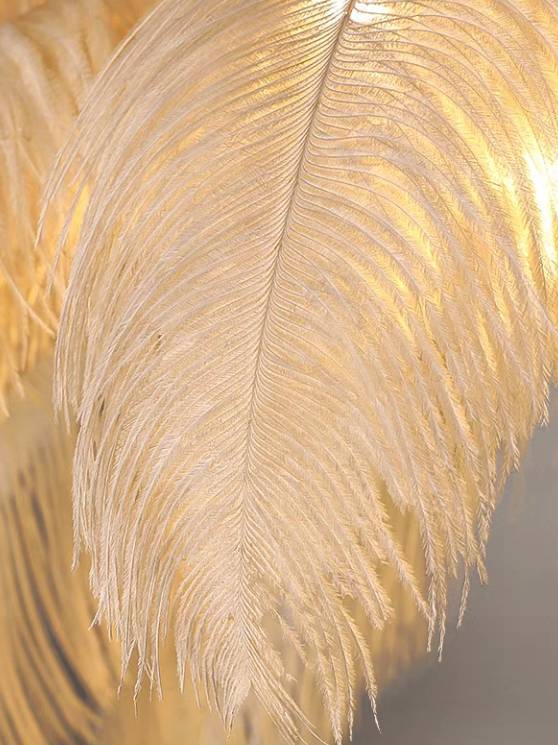 CT229A298 SOTMIA โคมไฟตั้งพื้น โคมไฟขนนก ยีราฟ Light