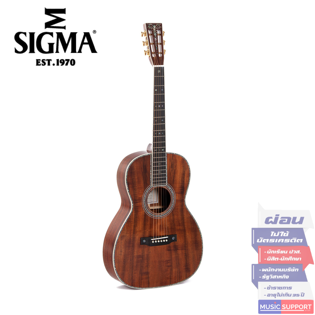 กีตาร์โปร่ง Sigma OOOK2-42S + Soft Case
