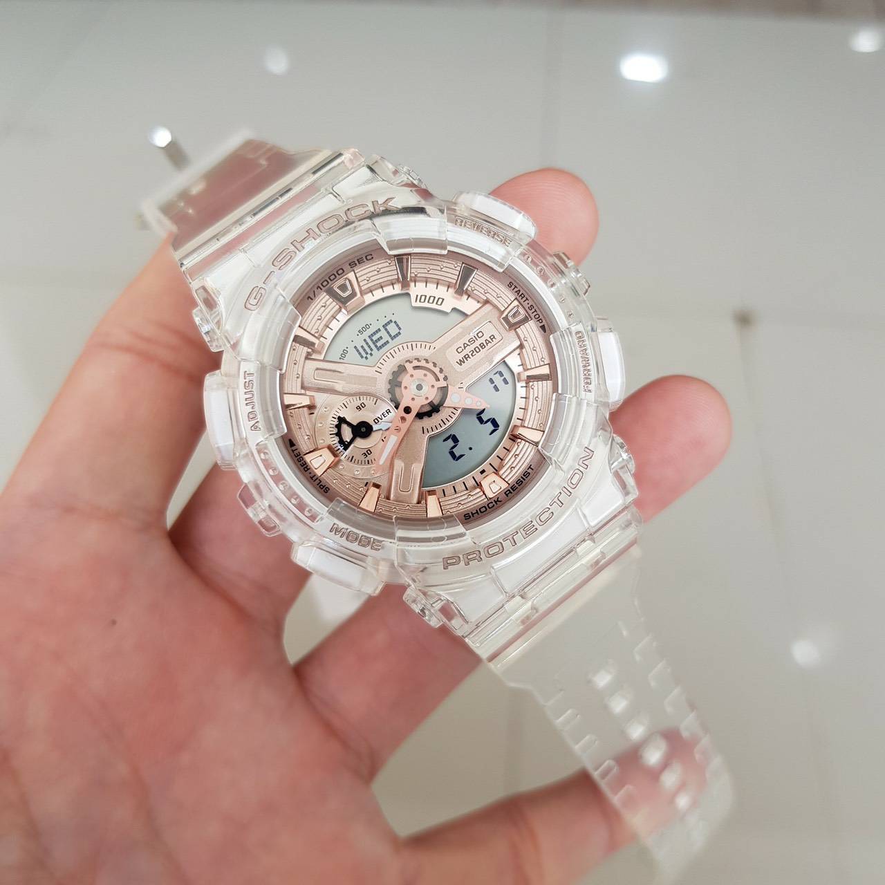 G-Shock mini Glacier Rosegold GMA-S110