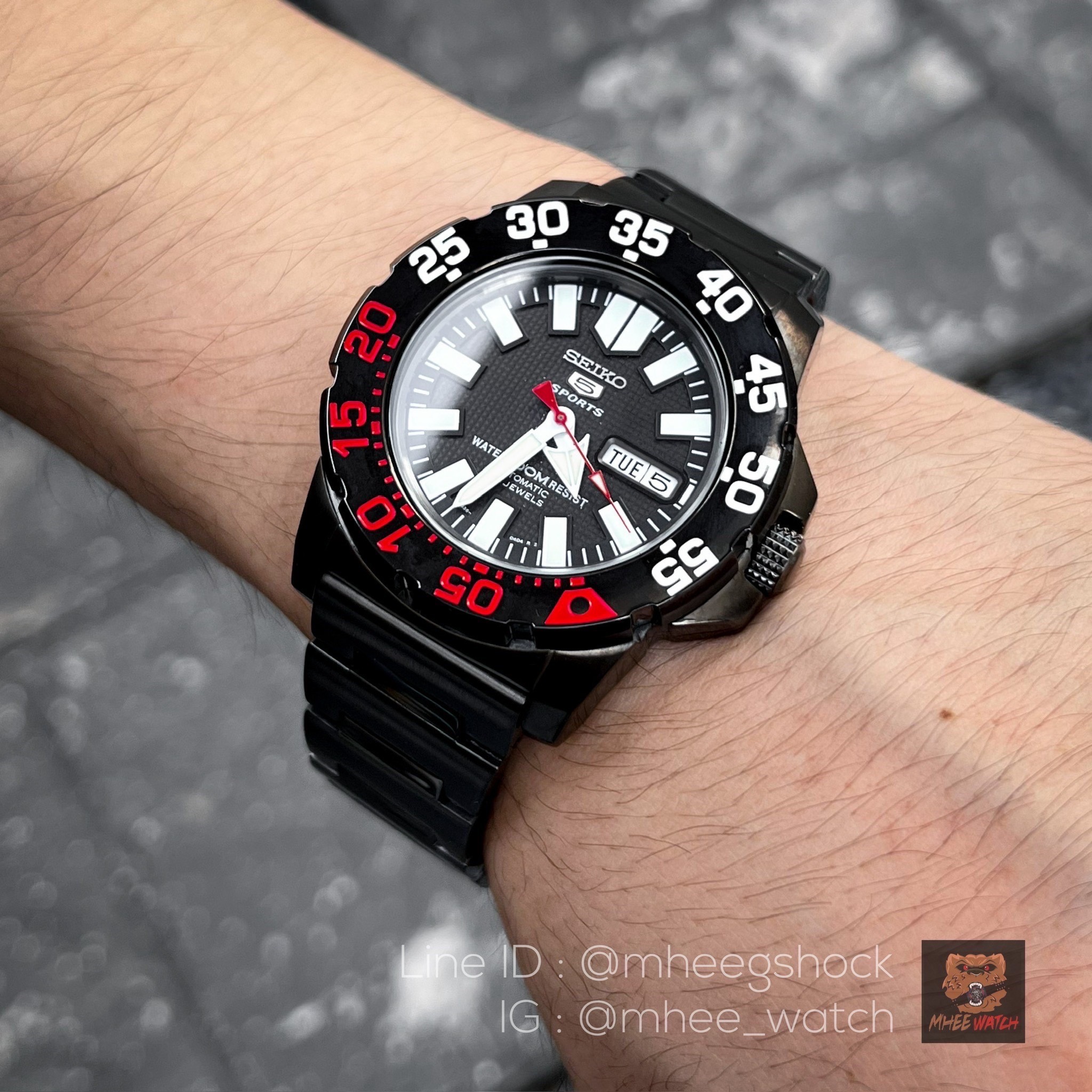 Seiko Mini Monster New One GEN1 Waffle dial Very Rare item SNZF53K1 discontinued
