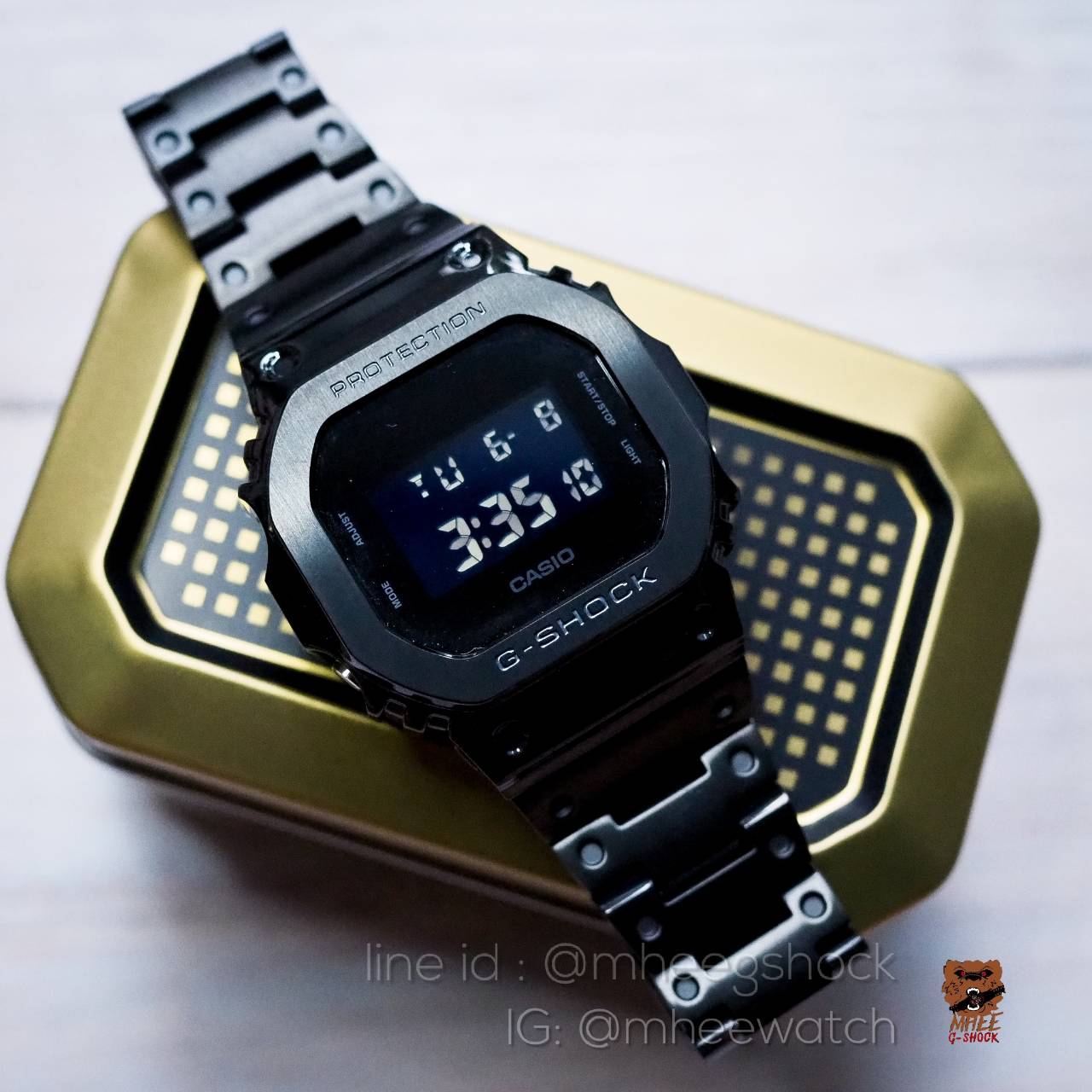 G-Shock Custom รมดำ Full Metal