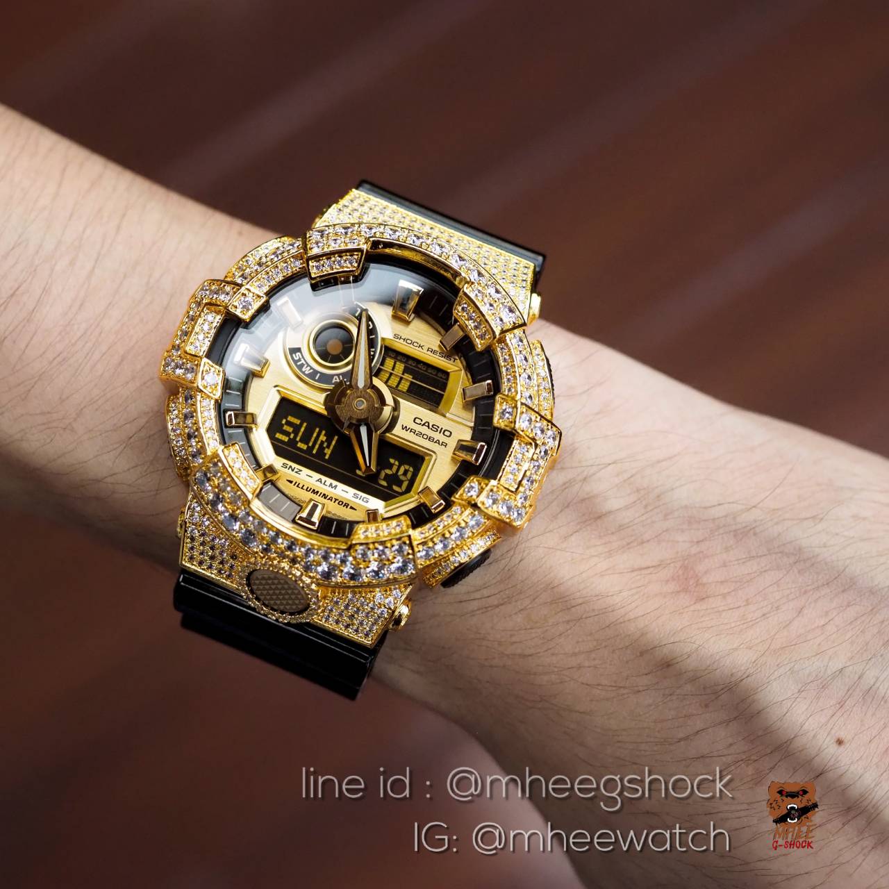 G-Shock Bling Gold รุ่น GA-710GB