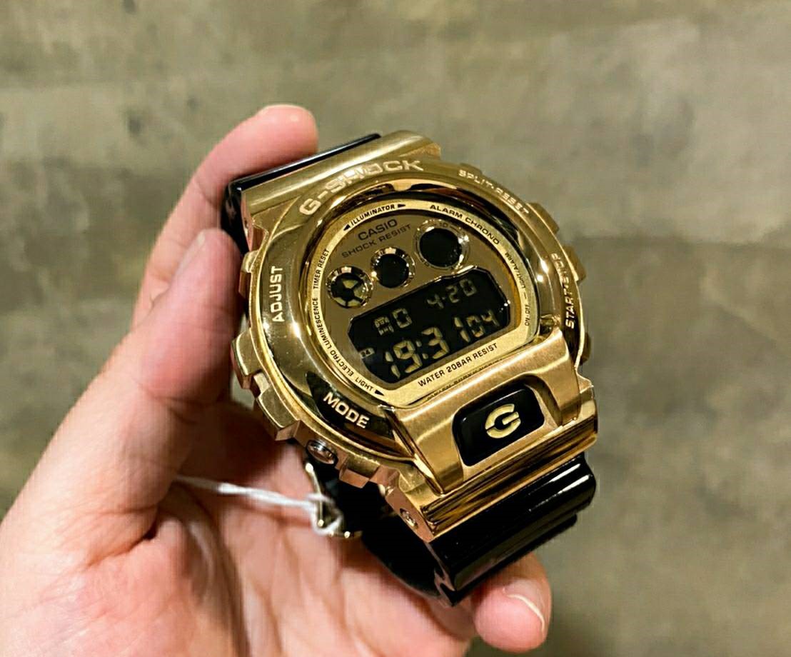 G-Shock Custom DW-6900CB Gold Metal