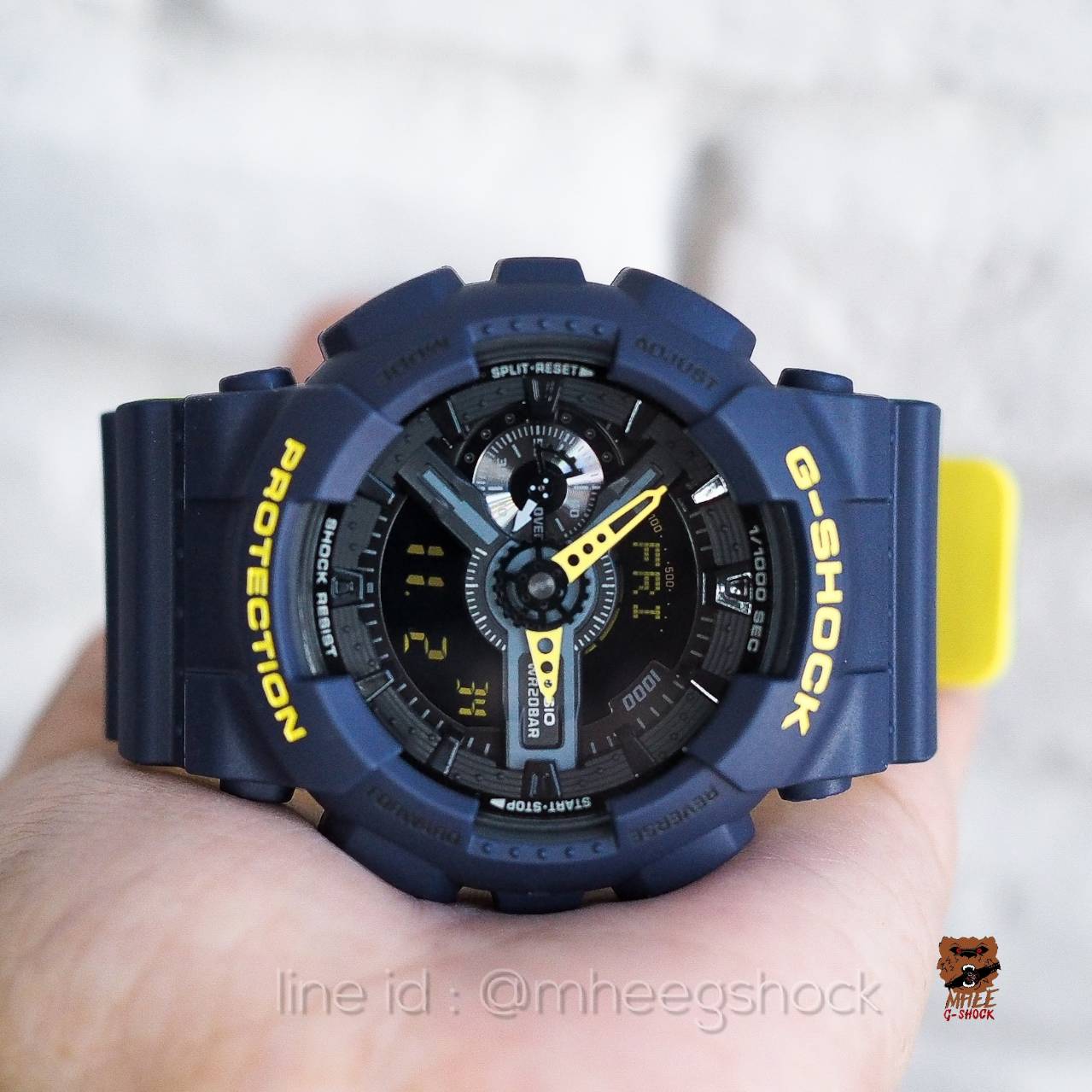 Casio G-Shock Rare Item สีน้ำเงิน-เหลือง รุ่น GA-110LN-2ADR
