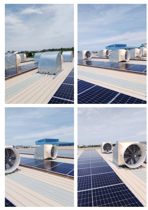 ผลงานการการออกแบบ ติดตั้งระบบระบายอากาศ แก้ไขปัญหาความร้อน